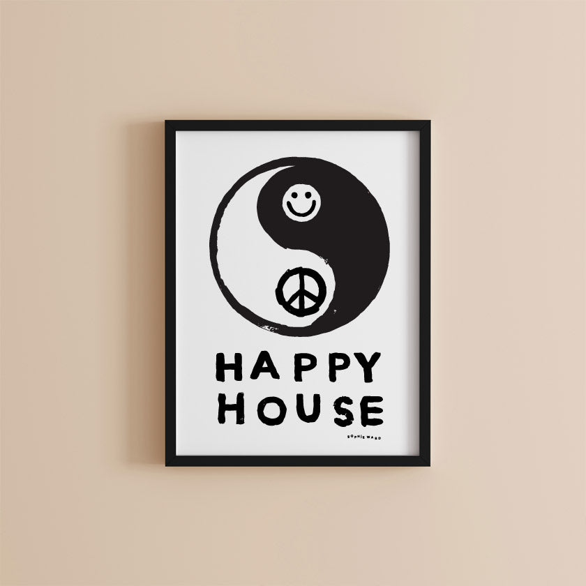 Happy House Black